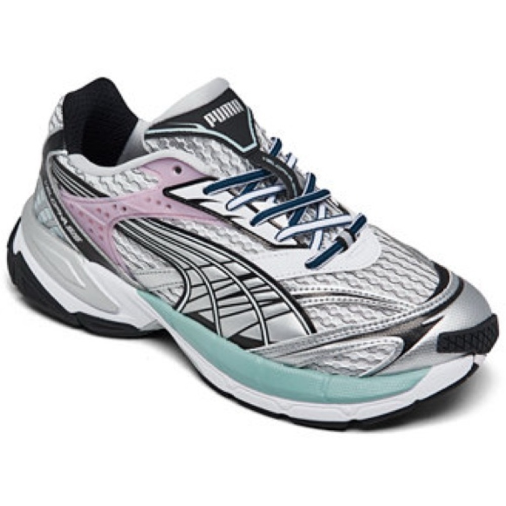 *PUMA* White x Gray Velophasis Phased Sneakers Size 8